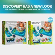 Discovery™ Pottery Studio Motorized Clay Art Station, Includes Wheel, 3 Molds, Tools, Paints, and Air-Dry Clay