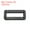 Black, variant on 1 Inch Rectangle Buckle Plastic Webbing Strap Fastener, Black, 100 Pack
