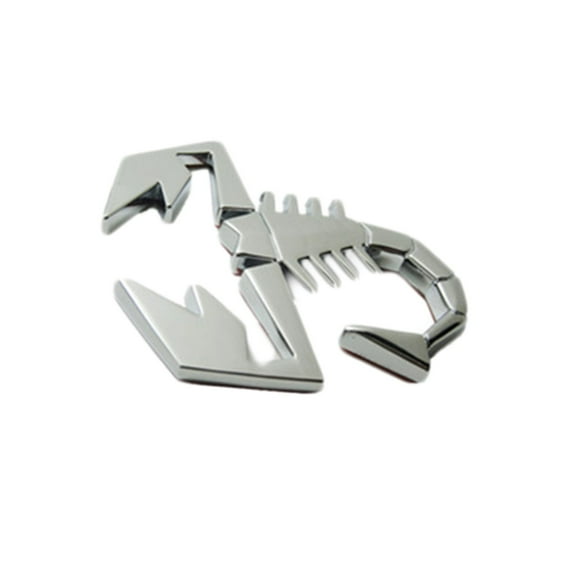 Ysmzzmsy 1 PCS 3D Scorpion Metal Car Decal, 2.52 x 2.76 inches, Decorative Vehicle Sticker