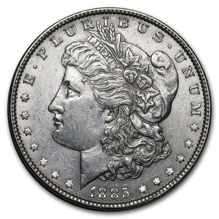 1885 Morgan Dollar AU
