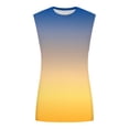 thumbnail image 4 of ZCFZJW Ombre Tank Tops for Men Big and Tall Regular Fit Casual Tie Dye Gradient Print Summer Sleeveless Round Neck Graphic Workout Fitness Tees Shirt Multicolor#11 XXXL, 4 of 4