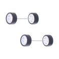 thumbnail image 1 of 1:64 Juego de ruedas y neumáticos Modelo de ruedas Resistente al desgaste Ruedas de vehículo Neumático modificado Blanco, 1 of 9