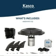 thumbnail image 2 of Kasco VFX Series Aerating Pond Fountain - 1 Horse Power 240V Single Phase with 150 ft Electric Power Cord | Pond Aerator Pump for Ponds & Lakes | Efficient Pond Aeration Systems, 2 of 7