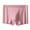 Pink, variant on zeranth Men Underpants Solid Color Soft Mid Waist Elastic Seamless Thin Smooth Anti-septic Moisture-wicking U Convex Pounch Quick Dry Men Boxers Underwear