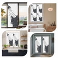 thumbnail image 7 of Cats Showering Window Privacy Film, Modern Abstract Art Funny Animals Static Cling UV Sun Blocking Heat Control Window Tint Day and Night, Non-Adhesive One Way Windows Privacy Cover 17.7''x39.3'', 7 of 7