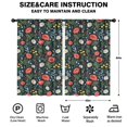 thumbnail image 2 of Pioneer Flower Floral Print Pattern Teens Curtains,Teens Insulated Curtains Set Of 2,Bedroom Essentials,Toddler Room Decor 52"x84", 2 of 5