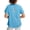 Ethereal Blue, variant on Women's Short Sleeve Workout Shirts UPF 50+ Open Back Tops Sun Protection Athletic Yoga T-Shirts Light Pink XL