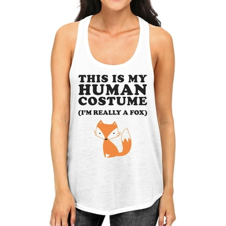 This Is My Human Costume Womens Halloween Workout Tanks Racerback