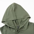 thumbnail image 5 of CaComMARK PI Mens Tank Top Sleeveless Hoodie T-Shirt Summer Casual Shirt Muscle Tee Fitness Vest Bodybuilding Workout Tank Tops Green XL(XL), 5 of 9