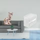 thumbnail image 2 of Estatua De Gato De Acrílico, Figura Decorativa, Escultura Animal, Arte Artesanal, Adorno, Dispensador De Toallas De Papel Moderno, Soporte De Papel Higiénico Para Montar En La Pared., 2 of 8