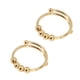 thumbnail image 1 of Anillo para aliviar el estrés con cuentas para hombre y mujer, ajustable, exquisito y elegante, para aliviar la ansiedad, 2 uds., 1 of 12