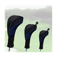 thumbnail image 3 of Golf Club Set Head Set Wood Club Cover Breathable Mesh Fabric 1/3/5/ Cap Cover Head Cap Set Golf Parts, 3 of 8