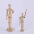 thumbnail image 5 of Muñeca de artista, modelo de adorno con soporte, muñeca articulada móvil, maniquí de artista, muñeca articulada, para dibujo y decoración de escritorio - Durabilidad, 5 of 5