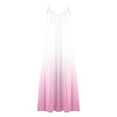 thumbnail image 4 of Ecqkame Maxi Dresses for Women 2025 Summer V Neck Sleeveless Sundress Casual Flowy Dresses with Pockets 02-Pink-B S, 4 of 5