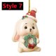 thumbnail image 3 of 12/1PC Colgante de Navidad Papá Noel Adornos colgantes para árbol de Navidad Decoraciones para el hogar Juguetes para niños Regalo de Navidad Adorno colgante de Año Nuevo, 3 of 5
