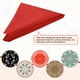 thumbnail image 4 of Uxcell 2-Pack Bandanas de Color Sólido, Pañuelo de Cabeza de Poliéster Suave de 21 Pulgadas/54cm para Hombres/Mujeres/Cowboy, Pañuelos para la Cabeza [Rojo], 4 of 7