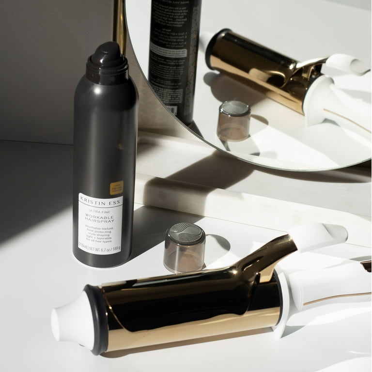 Kristin Ess 2 Inch Titanium Curling Iron - Frizz Control, Heat