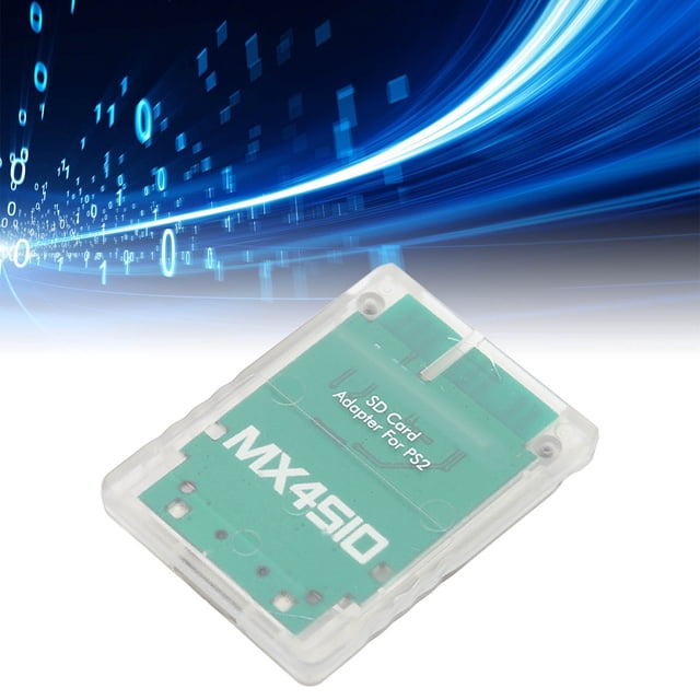 MX4SIO SIO2SD Micro Storage Card Adapter, Premium ABS Hand Made Stable Micro Storage Card Reader Compatible Homebrew Software Replacement