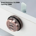 thumbnail image 4 of Cerradura de combinación de 3 dígitos, cerradura de buzón, cerradura de leva sin llave, cerradura de seguridad de aleación de zinc, buzón de cajón de gabinete Vhermosa 221088-1, 4 of 4
