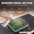 thumbnail image 4 of KFFKFF Seedling Heat Mat 48"x 20.75", Waterproof Durable Hydroponic Heating Pad for Germination and Seed Starting Greenhouse, MET Certified, 4 of 9