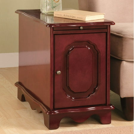 Wildon Home Cherry Entiat Magazine Cabinet with Pull Out Tray