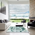 thumbnail image 7 of Ahgly Company Machine Washable Indoor Rectangle Abstract PowderBlue Area Rugs, 2' x 3', 7 of 7