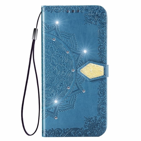 MZCHENYI phone case for OPPO A60 4G Multi functional leather case, PU leather embossed card slot bracket, shockproof flash wallet shell