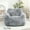 Dark Gray, variant on Jopath Giant Bean Bag Chair, Oversized Bean Bag Couch for Adults and Kids, Large Faux Fur Chair with Filler, Stuffed Big Accent Sofa Lounge Floor Sofa for Gaming, Reading, White