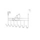 thumbnail image 1 of Estantes para Almacenamiento Ropa Colgante Estante Detrás de la Puerta No Requiere Perforación de Agujeros en el Dormitorio Detrás de la Ropa Colgante Área de Almacenamiento Estantes para Dormitorio, 1 of 6