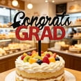 thumbnail image 4 of 1 Pcs Glitter Class of 2026 Cake Topper – Congrats Grad Cap Decoration for High School and College Graduation Party – 2026 Graduation Supplies for Cake and Dessert Table, Red-2, 6.10x3.94 Inch, 4 of 7