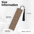 thumbnail image 3 of Kdxio Fox And Mushroom Print Metal Tassel Bookmarks,Perfect Gift for Art Lovers and Bookworms Metal Bookmarks for Women, 3 of 8