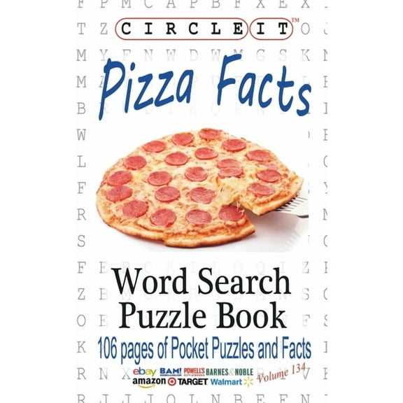 Circle It, Pizza Facts, Word Search, Puzzle Book, (Paperback)