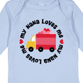 thumbnail image 4 of Inktastic My Nana Loves Me Valentine Boys or Girls Long Sleeve Baby Bodysuit, 4 of 5