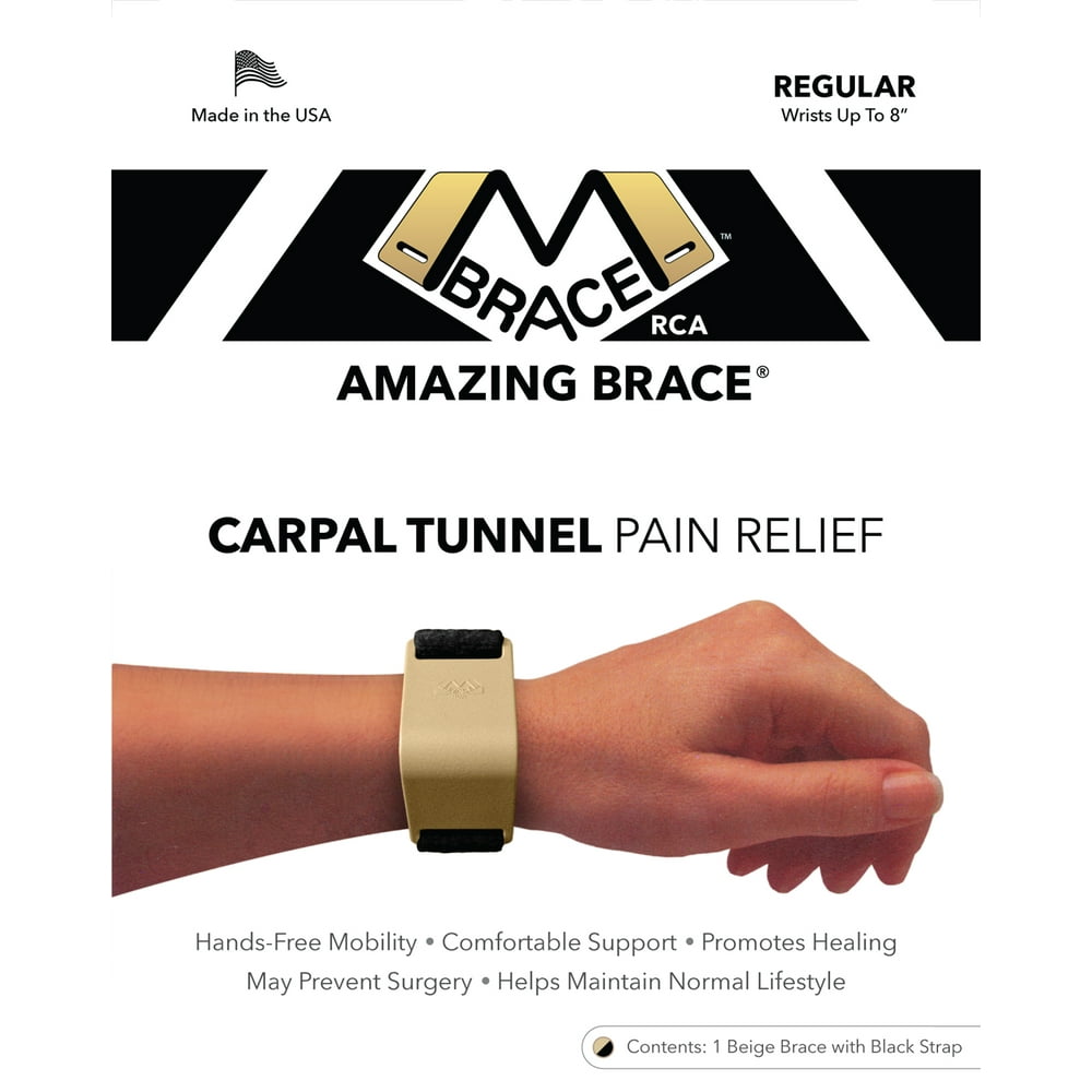 M BRACE RCA / AMAZING BRACE Carpal Tunnel Wrist Pain Relief (Regular