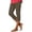 Khaki, variant on Capri Leggings For Women 2026 Casual Zipper Design Knee Length Trousers Summer Pants For Women Women'S Casual Pants & Capris Khaki Leggings For Women