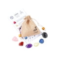 thumbnail image 2 of TIMIFIS A Ores Gemstones Astrology Set Natural Crystal Twelve Constellations Cloth Bag Set Home Decor, 2 of 4