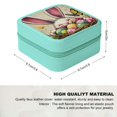 thumbnail image 2 of Pratyus Bunny Eggs Butterfly Jewelry Box for Necklace, Ring, Earring - Valentine's Day, Anniversary, Easter Gift Green, 2 of 5