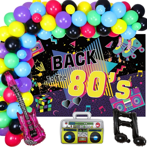 Morgen længde Army Back to the 80s Party Decorations 80s Themed Party 80s 90s Party Backdrop  80s Balloon Garland Inflatable Radio 80s Party Decoration for 80s Themed Party  Hip Hop Party 80s Birthday Party Decorations -