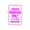 Pink, variant on Lydia's Parking Only All Others Will Be Towed Name Gift Novelty Metal Aluminum 8"x12" Sign