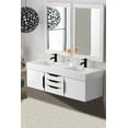 thumbnail image 7 of James Martin Vanities 389-V59d-Mb-Gw Mercer Island 59" Wall Mounted Double Basin Birch, 7 of 7