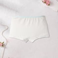 thumbnail image 4 of Ropa Interior de Color Sólido de Niñas Pantalones Cortos Respirables Y Cómodos para Niños Pantalones Cortos de Ángulo Plano de los Estudiantes, 4 of 7