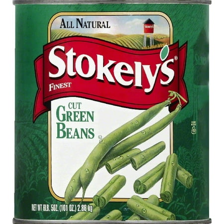 Stokelys Cut Green Beans, 101 Oz