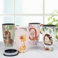 thumbnail image 5 of EPFamily 20 oz Large Cute Fox Ceramic Coffee Mug with Lid & handle,Big Pink Cup for Teachers & Commuters,Microwave Dishwasher Safe, 5 of 10