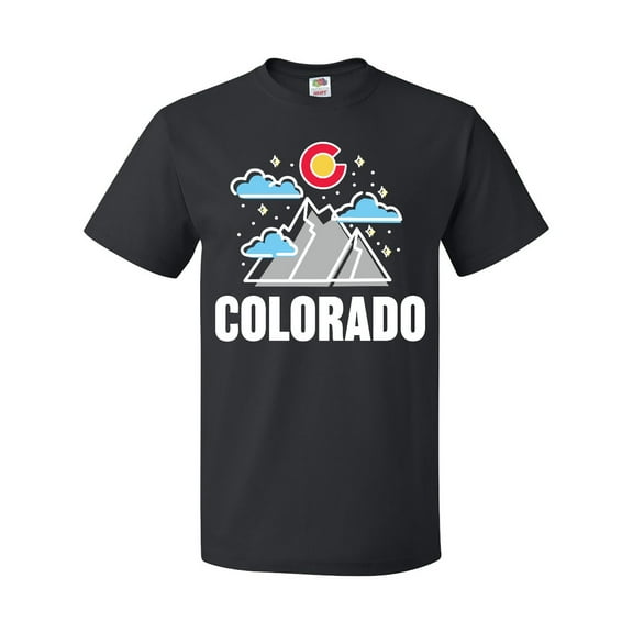 Inktastic Colorado Mountains and Clouds T-Shirt