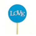 thumbnail image 2 of Darling Souvenir, Love Wedding Cupcake Toppers, Party Dessert Decorations - Pack Of 20, 2 of 3