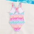 thumbnail image 2 of Maillots de Bain Justaucorps pour Filles, Sans Manches, Col Rond, Design Croisé, Dos Ouvert, pour Natation Intérieure et Extérieure, 2 of 7