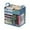 Blue, variant on Transparent Storage Box Foldable Book Storage Bag With Handle Pvc Clear Organizer For Books Clothes Toys School Supplies Home Organization