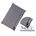 thumbnail image 5 of Dteck Smart Case for Samsung Galaxy Tab S7 FE SM-T730/T736B 12.4-inch 2021,Slim PU Leather Lightweight Trifold Stand Shockproof Hard Folio Case Cover for Galaxy S7+ SM-T970 12.4",Gray, 5 of 9
