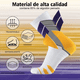 thumbnail image 4 of 2 Par Basquetbol Calcetas Gruesas Deportivas Antideslizantes Xtellar blanco, 4 of 4