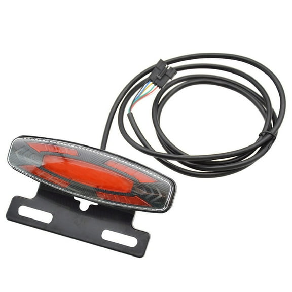 CENL 36V 48V Electric Bicycle Taillight Turn Signal Ebike Rear Rack Lamp Light